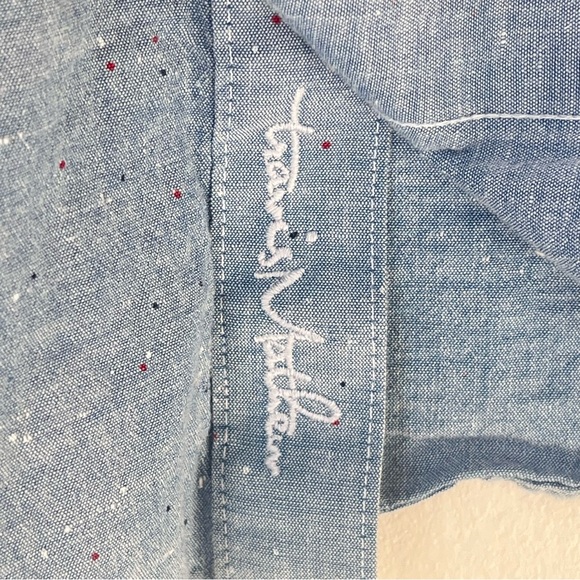 Travis Mathew Eagle Pride Patriotic Button Down Shirt Size Medium - Picture 4 of 10